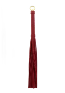 Taboom Large Whip leren flogger, hangend