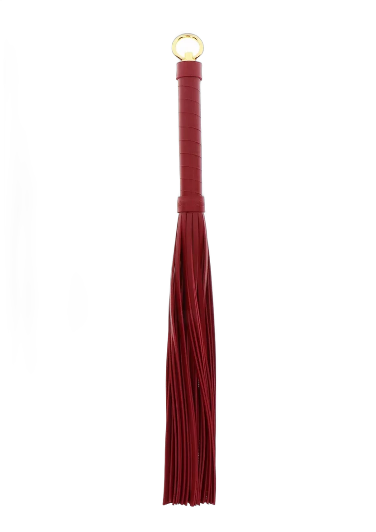 Taboom Large Whip leren flogger, hangend