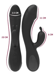 She.E.O E-Stim Rabbit Vibrator — afmetingen