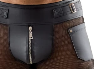 Svenjoyment wetlook boxer, detailopname