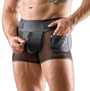 Svenjoyment wetlook boxer, gedragen