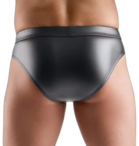 Svenjoyment wetlook slip, achterkant, gedragen