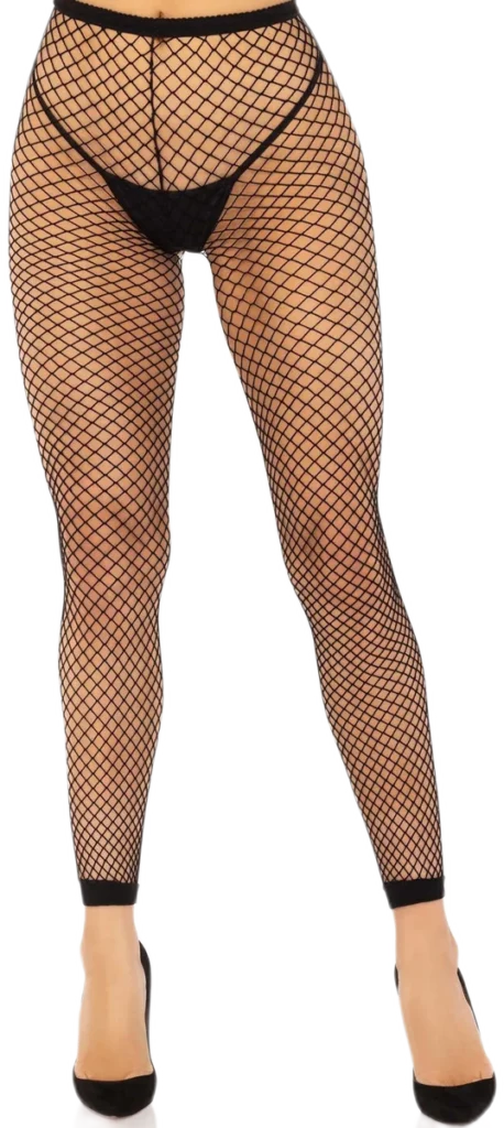 Leg Avenue Voetloze Netpanty Zwart