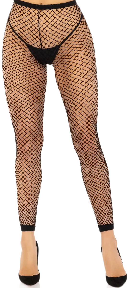 Leg Avenue Voetloze Netpanty Zwart