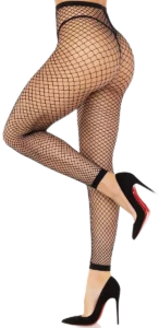 Leg Avenue Voetloze Netpanty Zwart