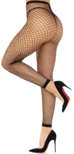 Leg Avenue Voetloze Netpanty Zwart