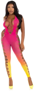 Leg Avenue Ombré Bodystocking Roze