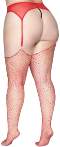 Leg Avenue Plus Size Netkousen met Strass