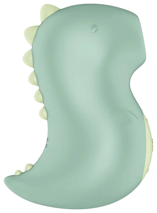 Satisfyer Din-OOOH luchtdrukvibrator in dinosaurusvorm, groen