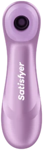 Satisfyer Pro 2 Generation 4 violet, vooraanzicht met luchtdrukopening
